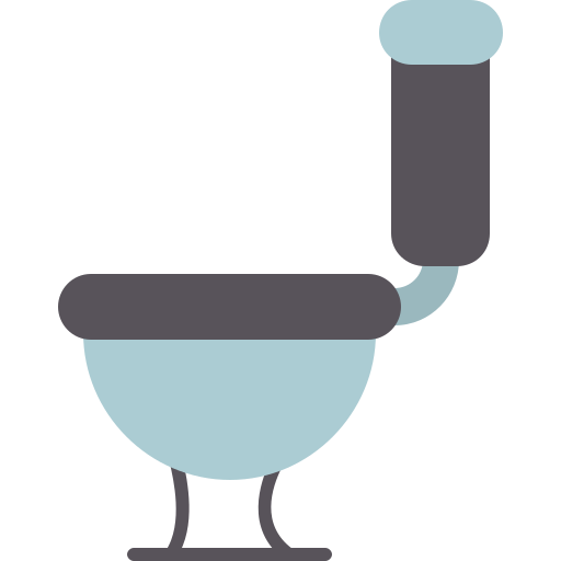 toaleta Generic color fill ikona