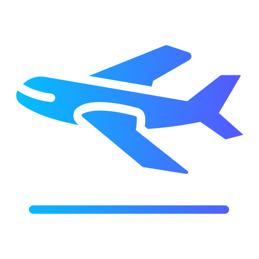samolot Generic gradient fill ikona