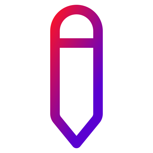 bewerking Generic gradient outline icoon