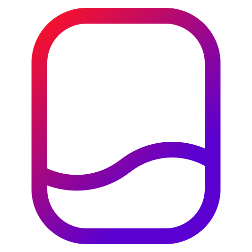 버킷 Generic gradient outline icon