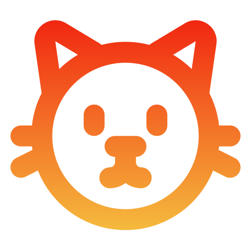 gato Generic gradient outline icono