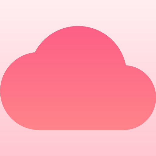 nuvola Generic gradient fill icona