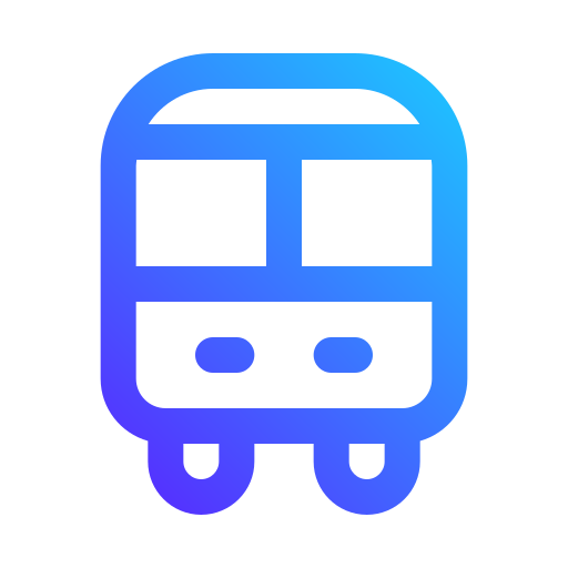Public transport Generic gradient outline icon