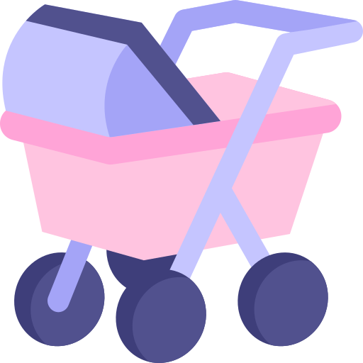 carrinho de bebê Generic color fill Ícone
