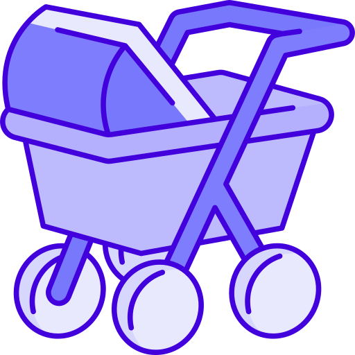 wózki dla dzieci Generic color lineal-color ikona