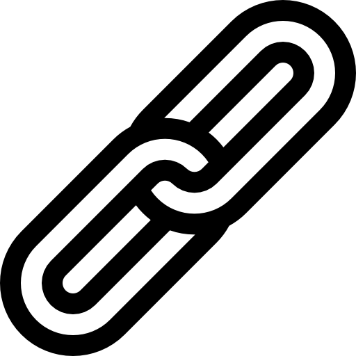 ligação Basic Rounded Lineal Ícone