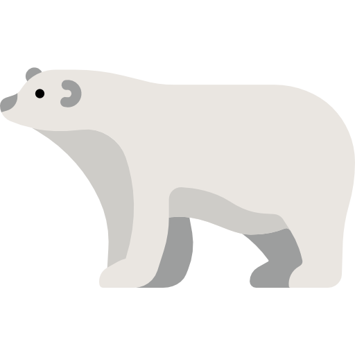 Polar bear Chanut is Industries Flat icon