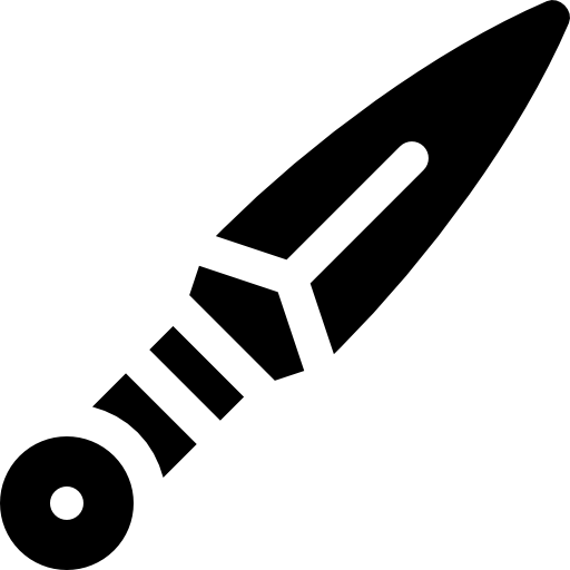 Kunai Basic Rounded Filled icon
