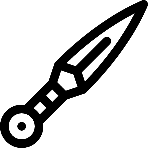 kunai Basic Rounded Lineal icon