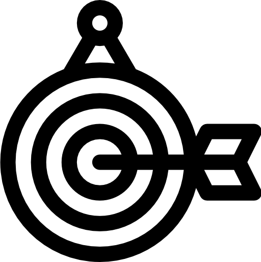 cible Basic Rounded Lineal Icône