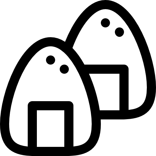 onigiri Basic Rounded Lineal ikona