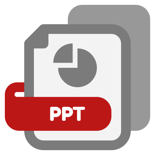 ppt-datei Generic color fill icon