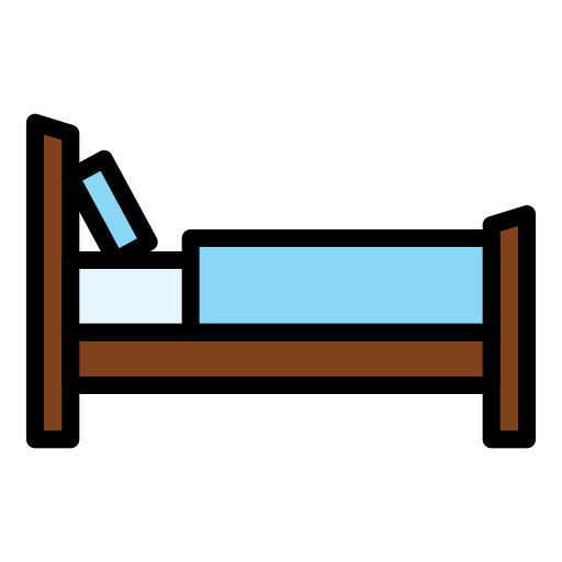 침대 Generic color lineal-color icon