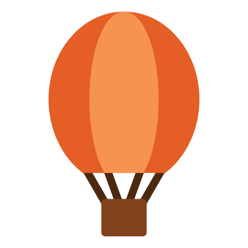 heteluchtballon Generic color fill icoon