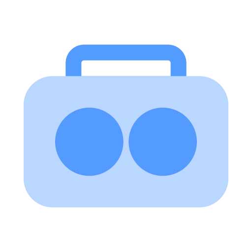 boombox Generic color fill icon