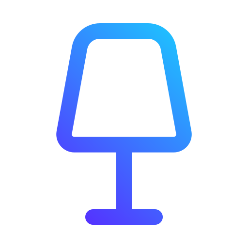 lampka biurkowa Generic gradient outline ikona