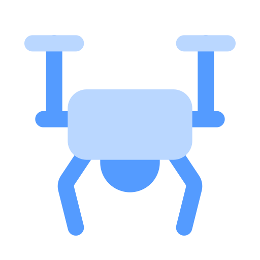 inteligentny dron Generic color fill ikona