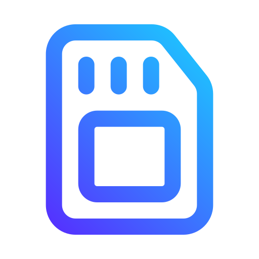 sd-karte Generic gradient outline icon