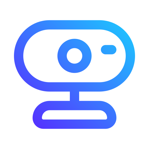 webcamera Generic gradient outline icoon