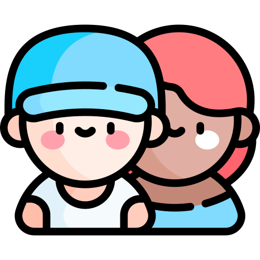 Friends Kawaii Lineal color icon