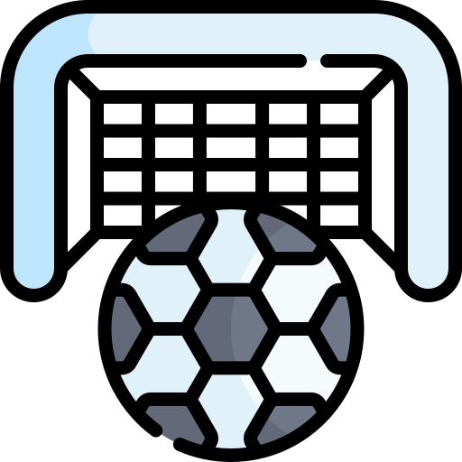 Football Kawaii Lineal color icon