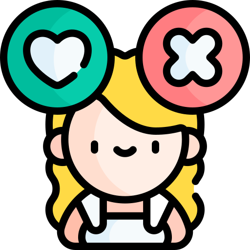 Online dating Kawaii Lineal color icon