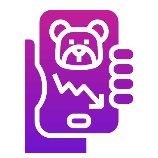 rynek niedźwiedzia Generic gradient outline ikona