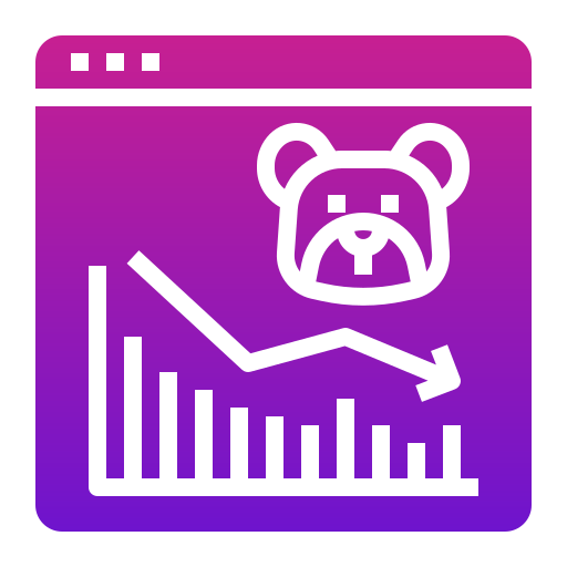 弱気相場 Generic gradient outline icon