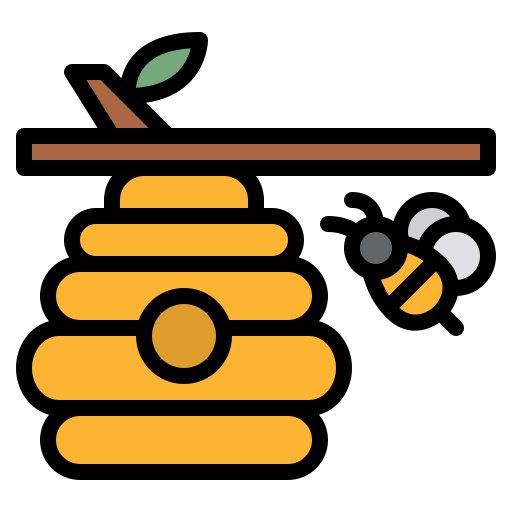 蜂の巣 Iconixar Lineal Color icon