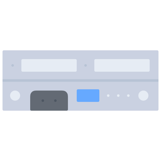 reproductor de video Coloring Flat icono
