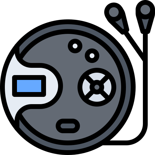 Audio player Coloring Color icon