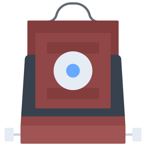 cámara Coloring Flat icono