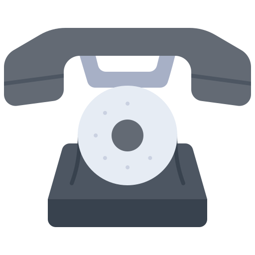 電話 Coloring Flat icon