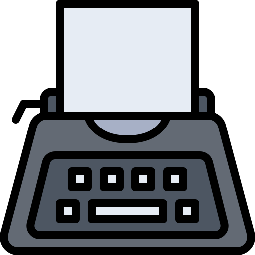 タイプライター Coloring Color icon