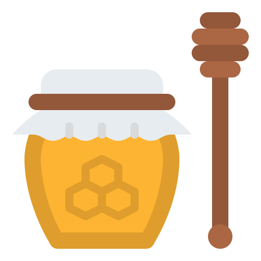 Honey jar Iconixar Flat icon
