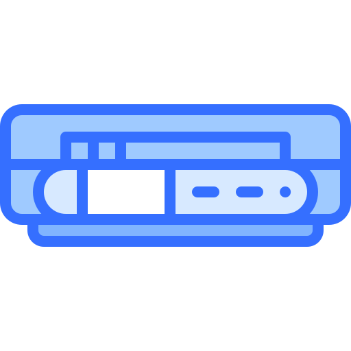 비디오 플레이어 Coloring Blue icon