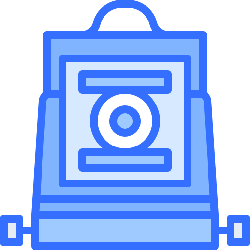 카메라 Coloring Blue icon