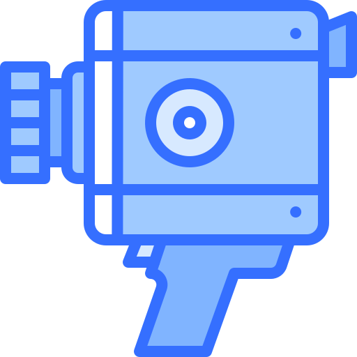 camara de video Coloring Blue icono