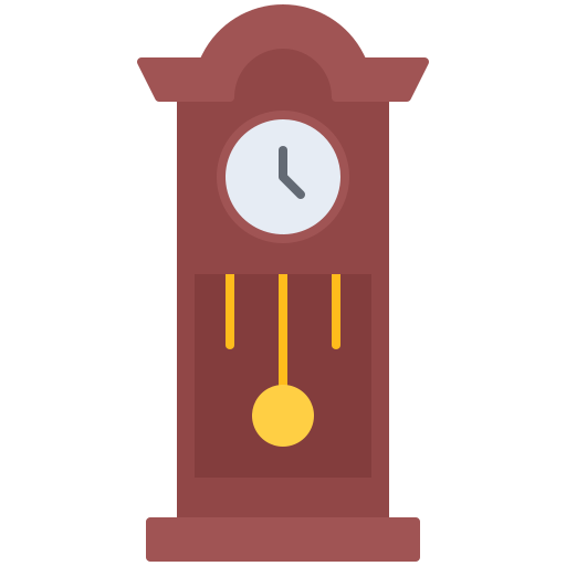 reloj Coloring Flat icono