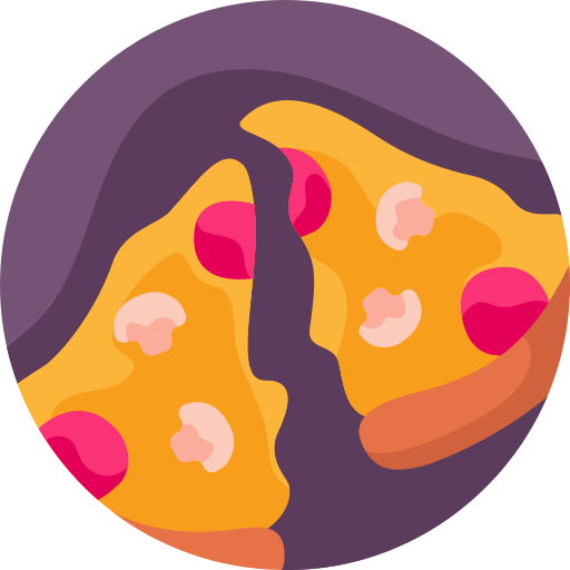 pizza bqlqn Flat ikona