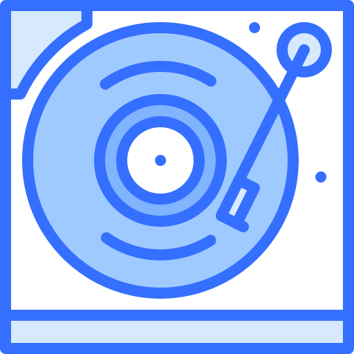 Turntable Coloring Blue icon