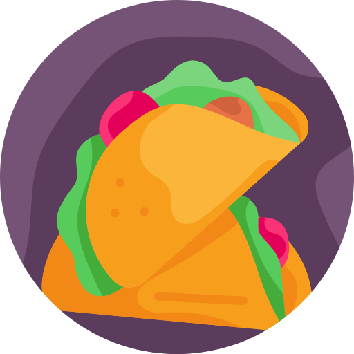 tacos bqlqn Flat icono