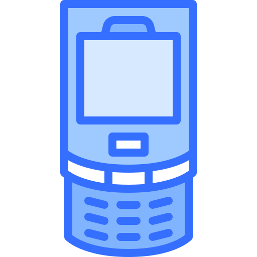 telefoon Coloring Blue icoon