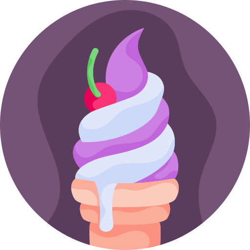 Ice cream bqlqn Flat icon