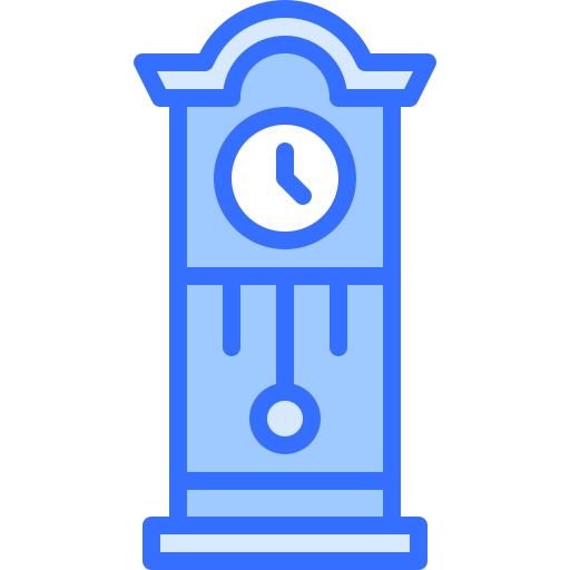 시계 Coloring Blue icon
