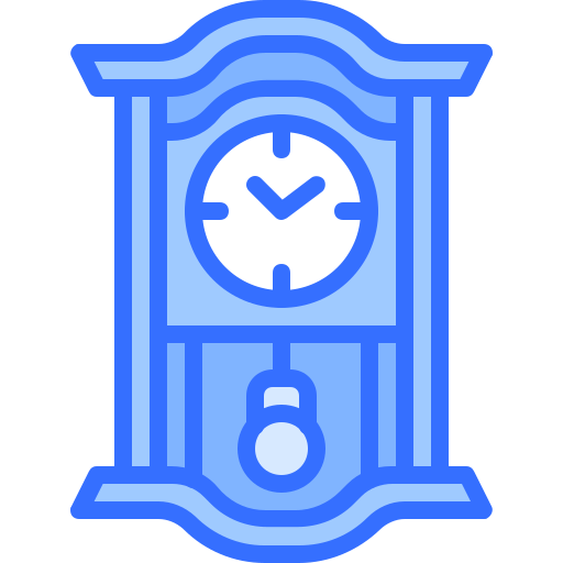 uhr Coloring Blue icon