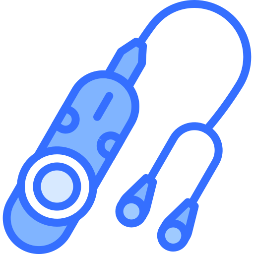 Audio player Coloring Blue icon