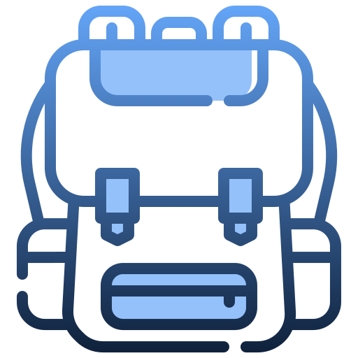 Bagpack Generic gradient lineal-color icon