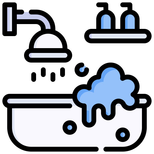 baño Generic color outline icono