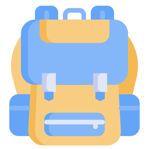 paquete de bolsas Generic color fill icono
